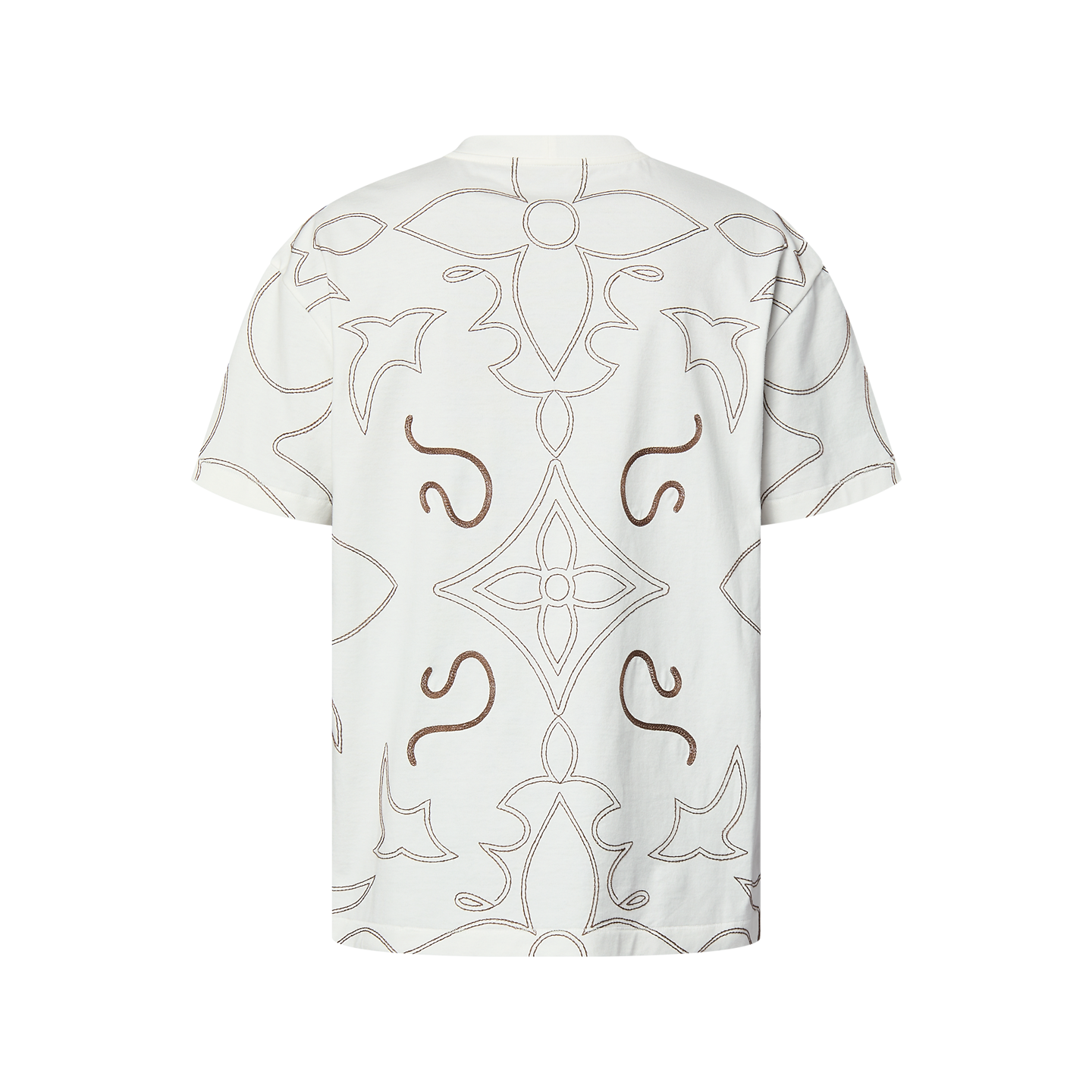 Louis Vuitton Embroidered White Tshirt