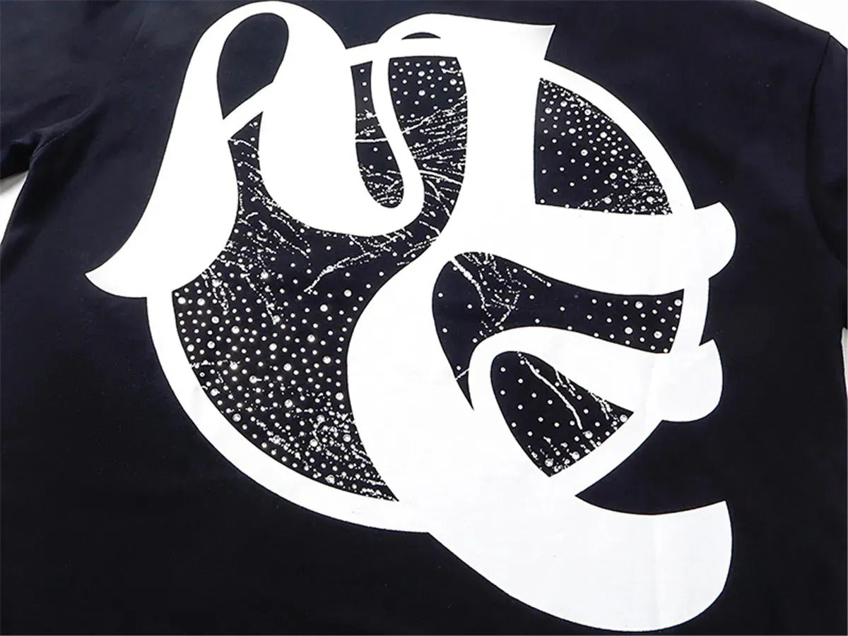 MIXED EMOTION IRON STONE BLACK TSHIRT