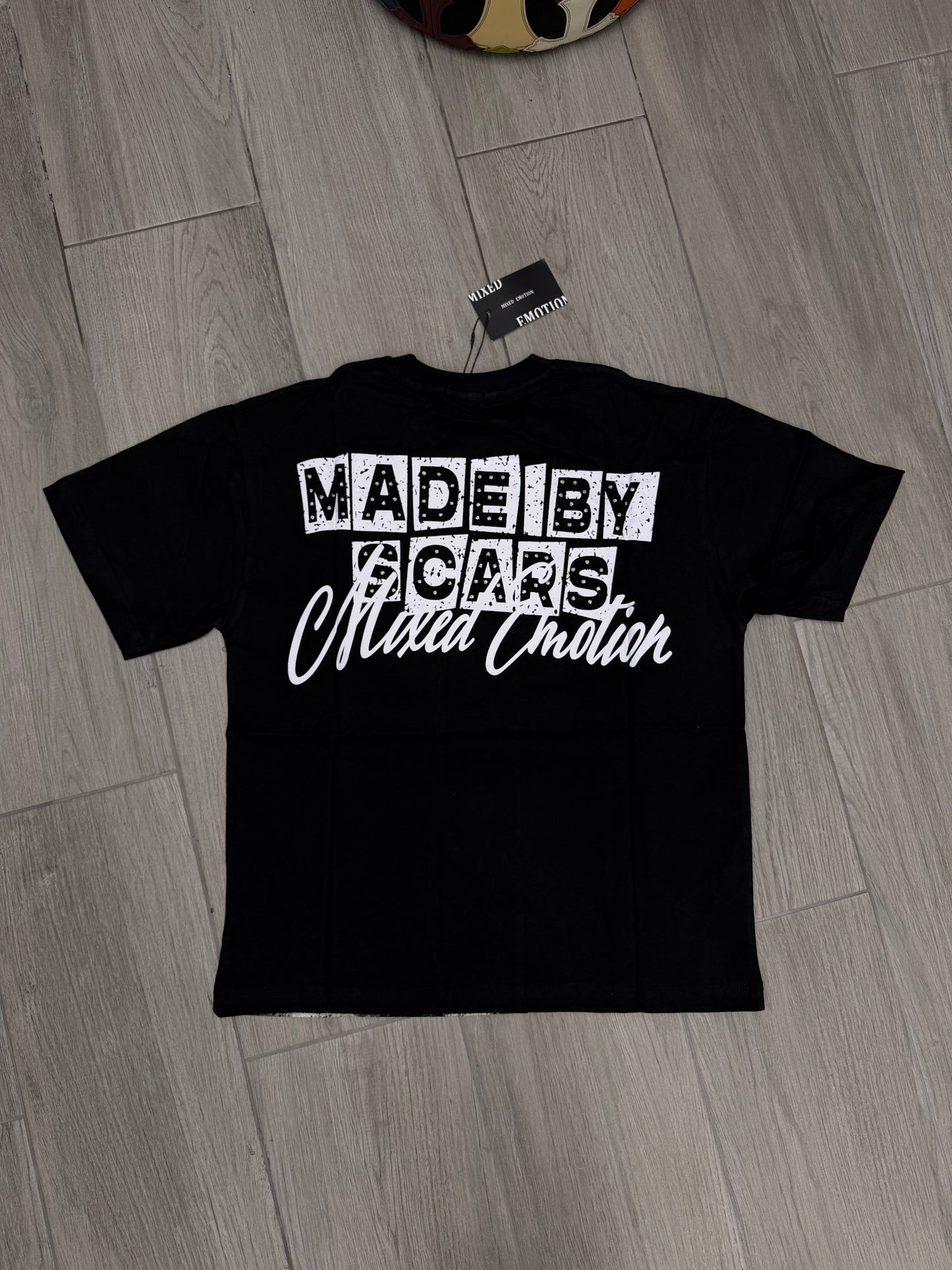 MIXED EMOTION MADE BY SCARS BLACK TSHIRT