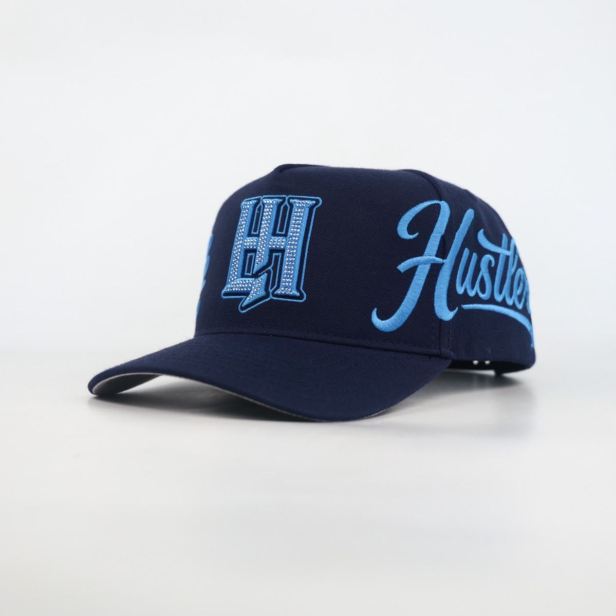 Life hustler navy Blue cap