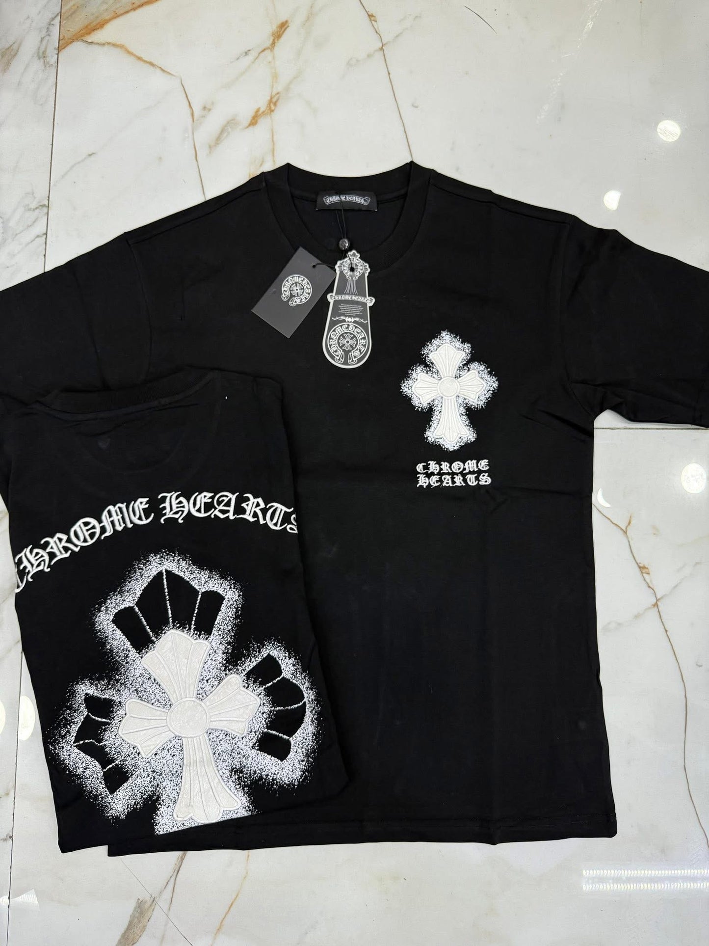 CHROMEHEARTS TSHIRT BLACK