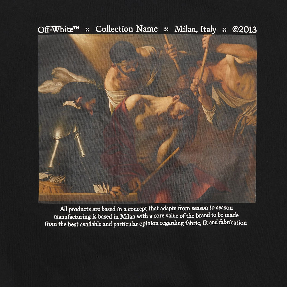 Off-White Caravaggio Crowning Over Hood 'Black/White'