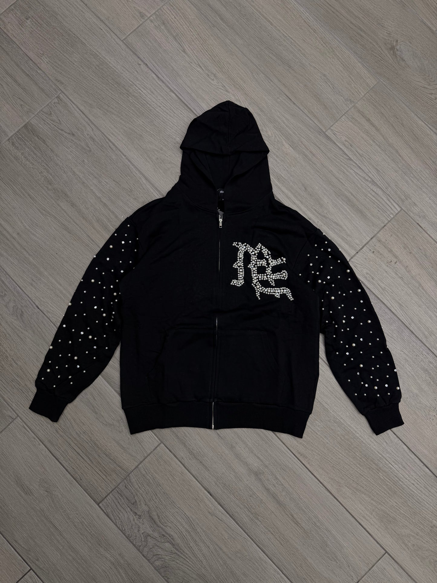 MIXED EMOTION PEARL ZIP HOODIE