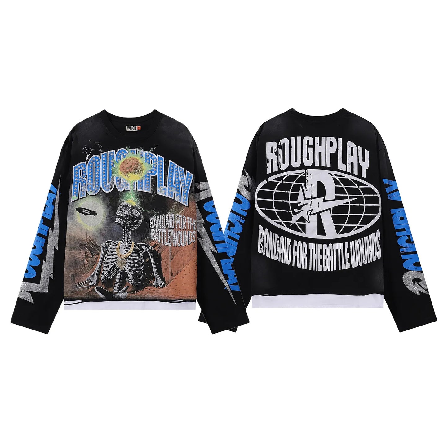 ROUGH PLAY BANDAID FOR THE BATTLE WOUNDS LONG SLEEVE