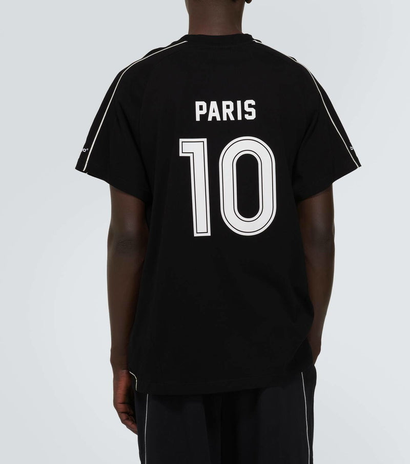 Balenciaga Oversized Soccer T-Shirt 'Sporty BLACK”