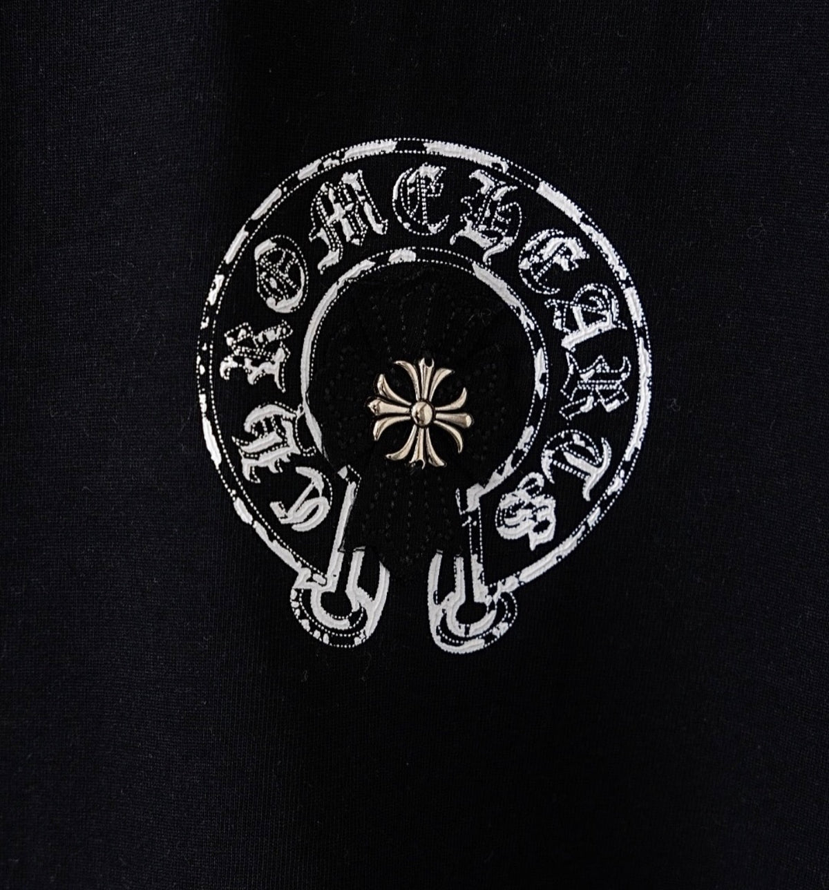 Chromehearts cross Black Tshirt