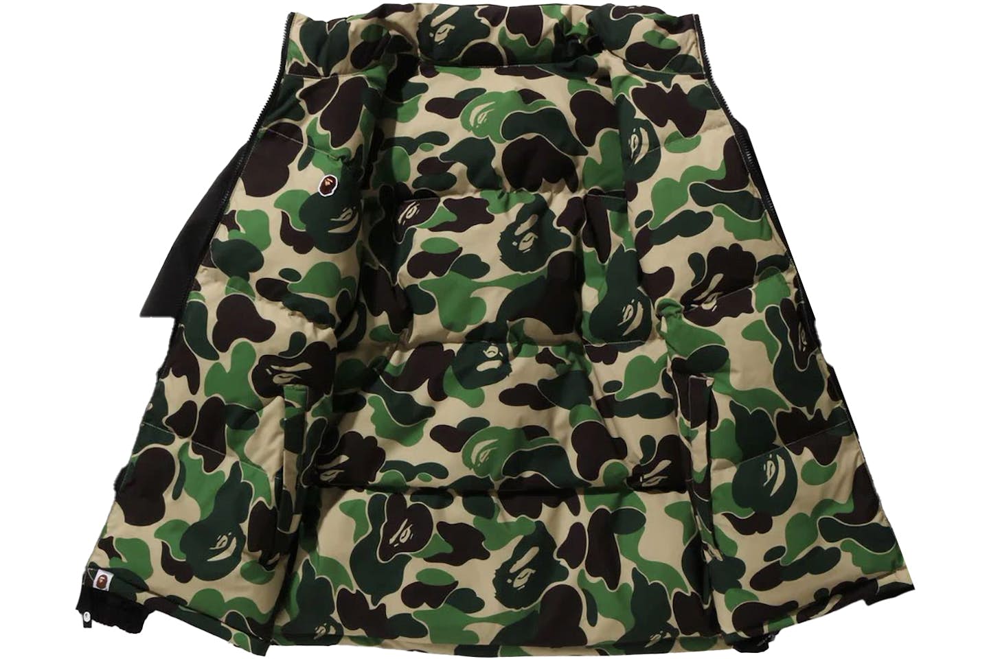 BAPE ABC PUFFER REVERSIBLE GREEN