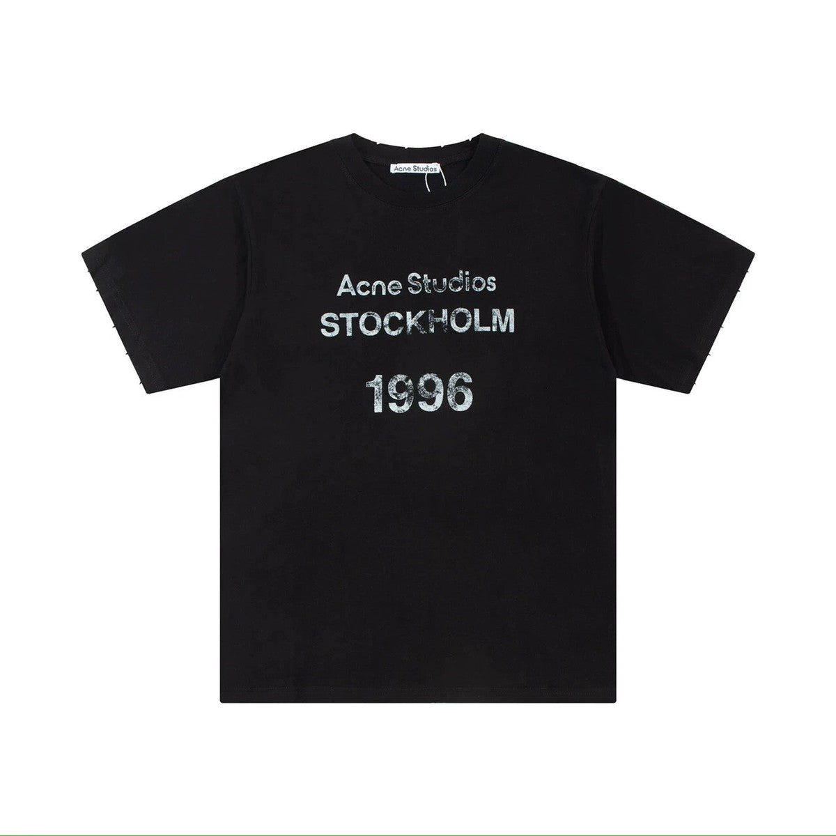 Acne classic Studios casual print short-sleeved