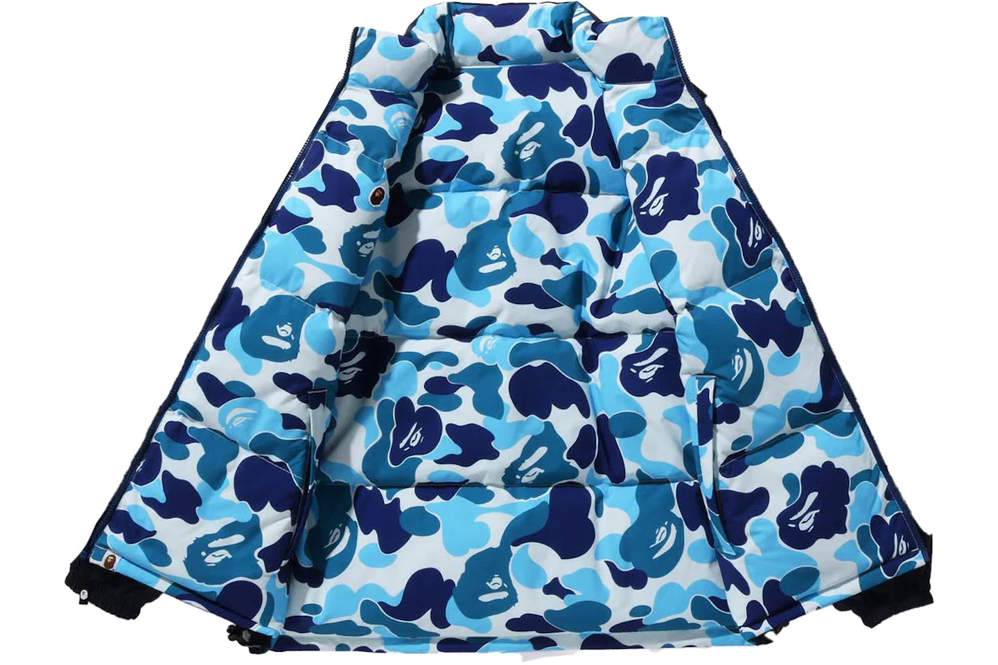 BAPE ABC PUFFER REVERSIBLE BLUE