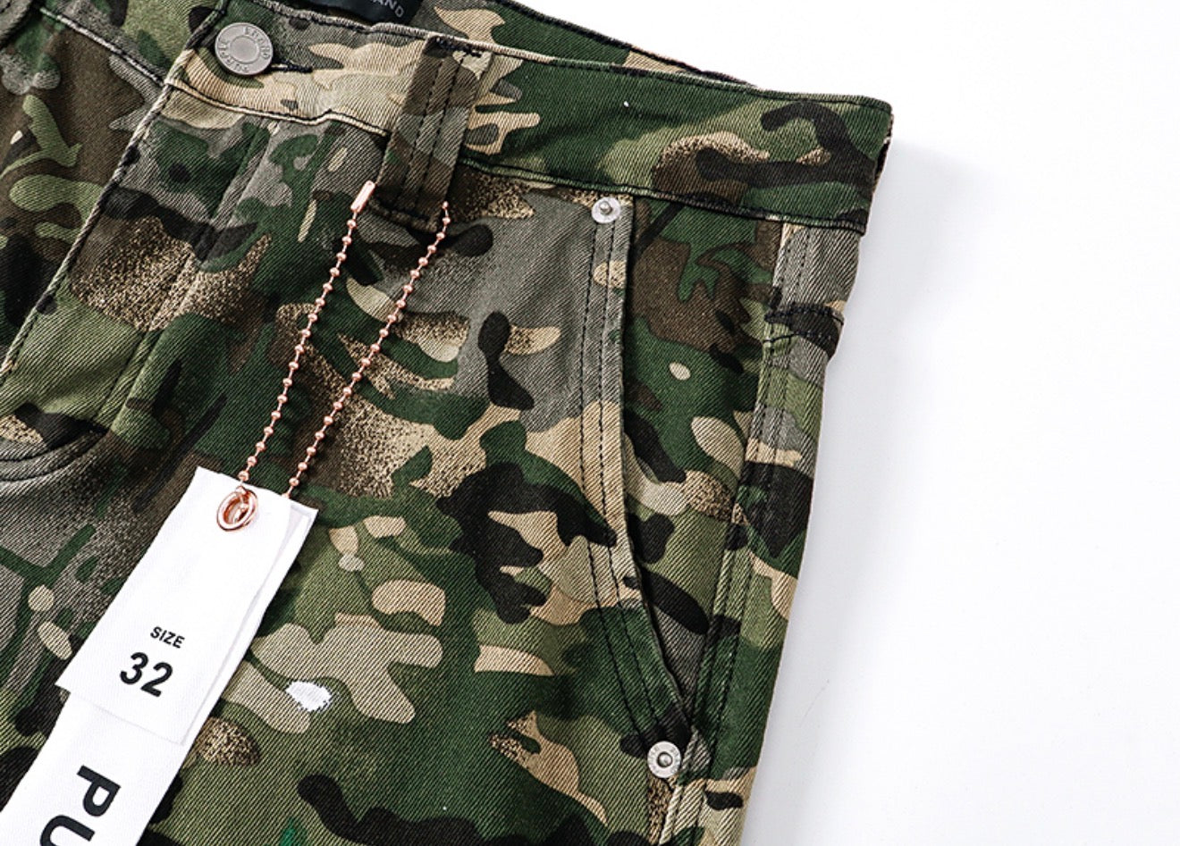 Purple pant camo Flared Pu727