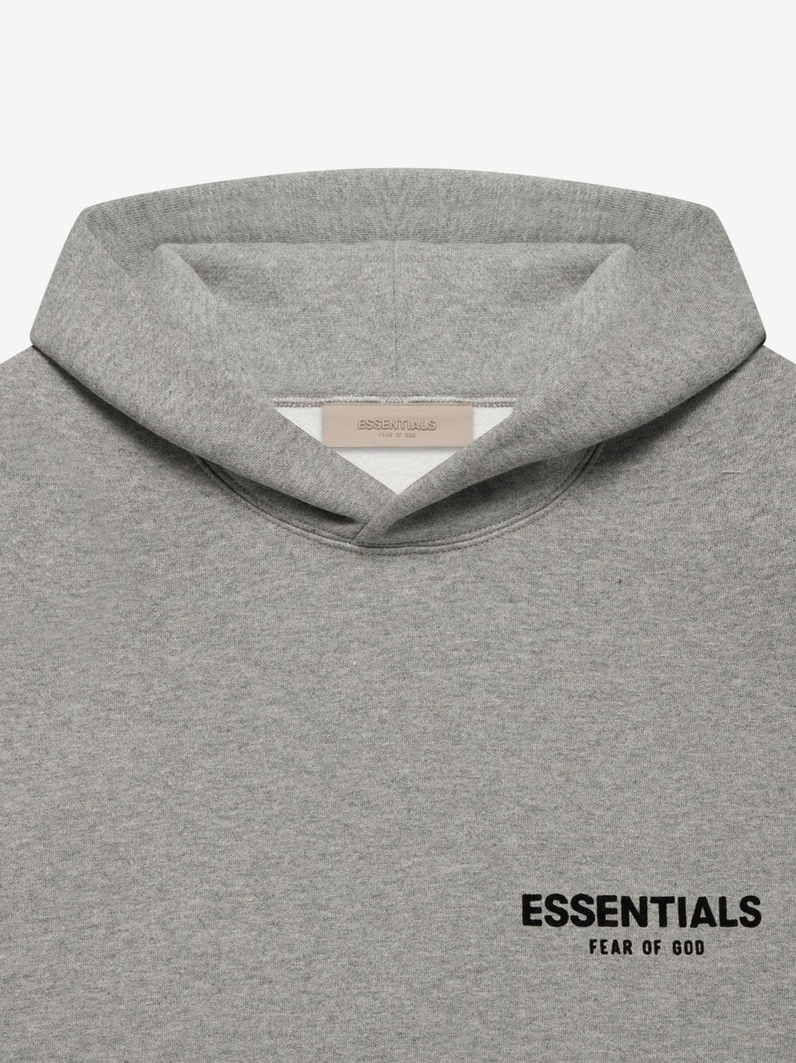 Essentials Hoodie gris oscuro Dark Oatmeal (0497)
