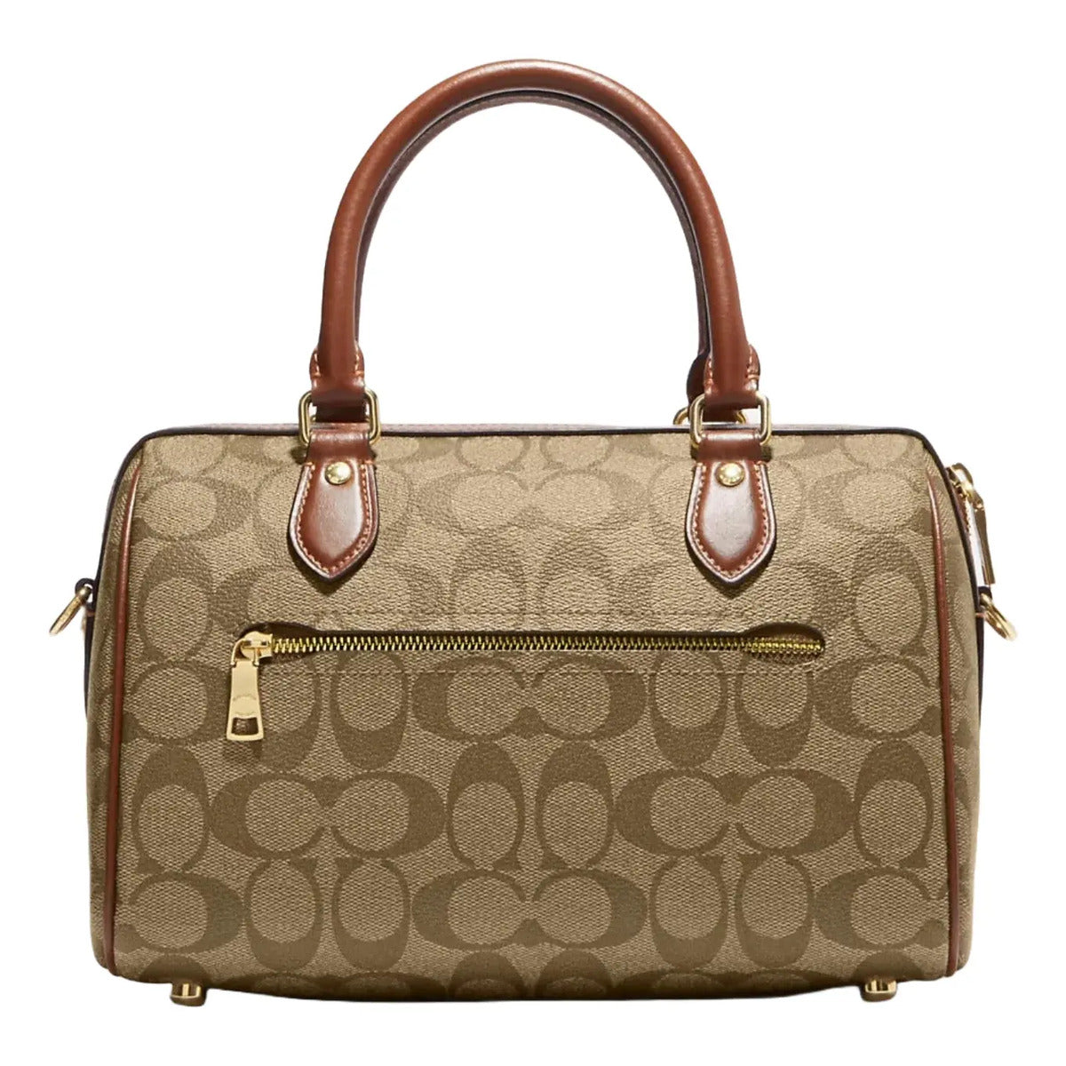 Coach Satchel Rowan café claro
