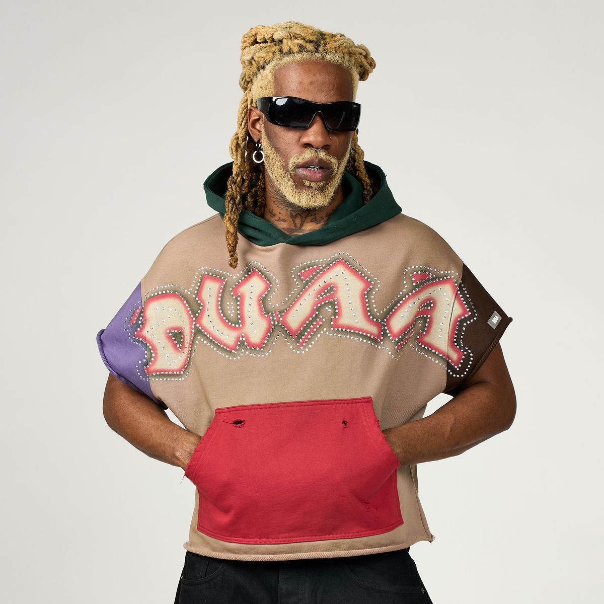 DUAA RETRO HOODIE MULTI ORIGINAL