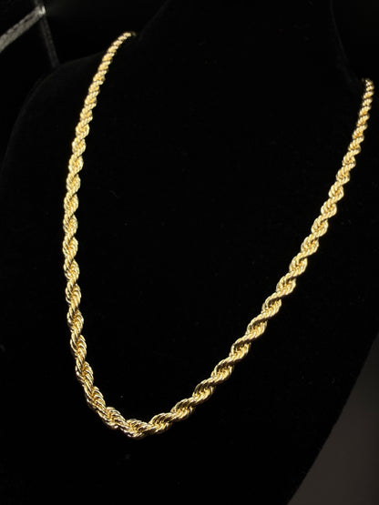 Rope Chain Oro Laminado 14K (012)