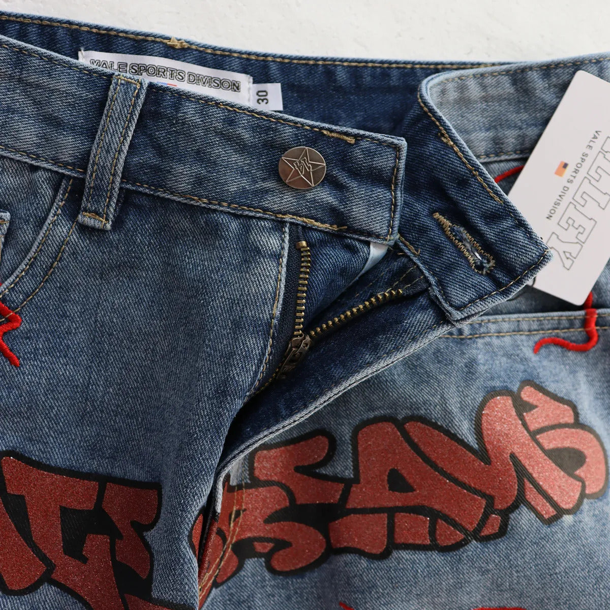 Valley Short Thunder red Denim