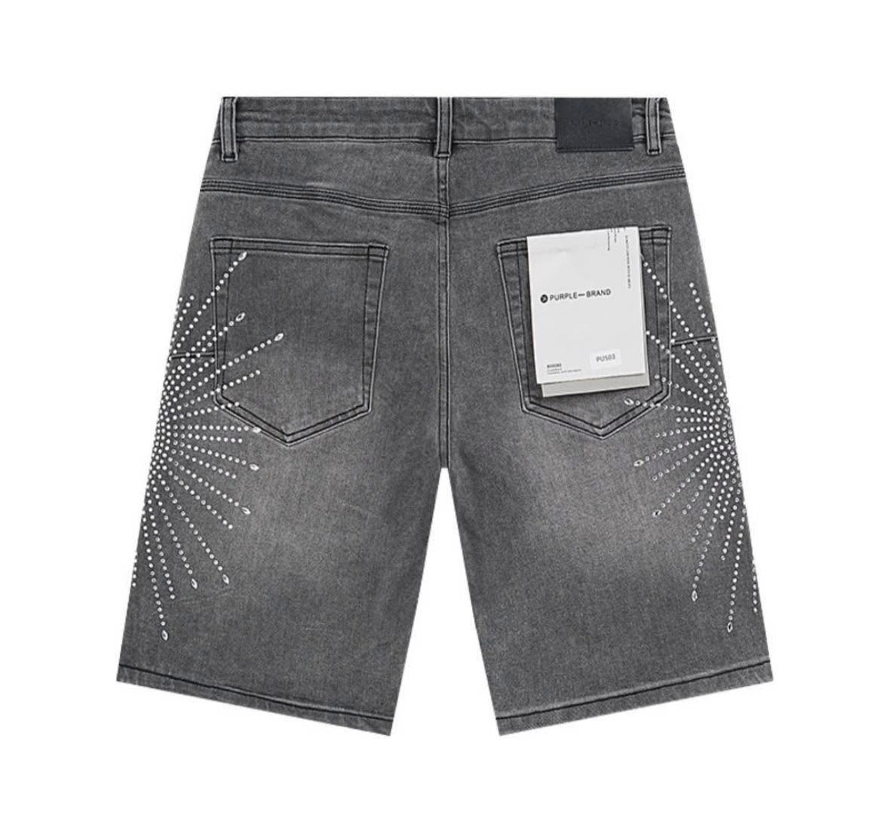 PURPLE BRAND SHORT GREY
