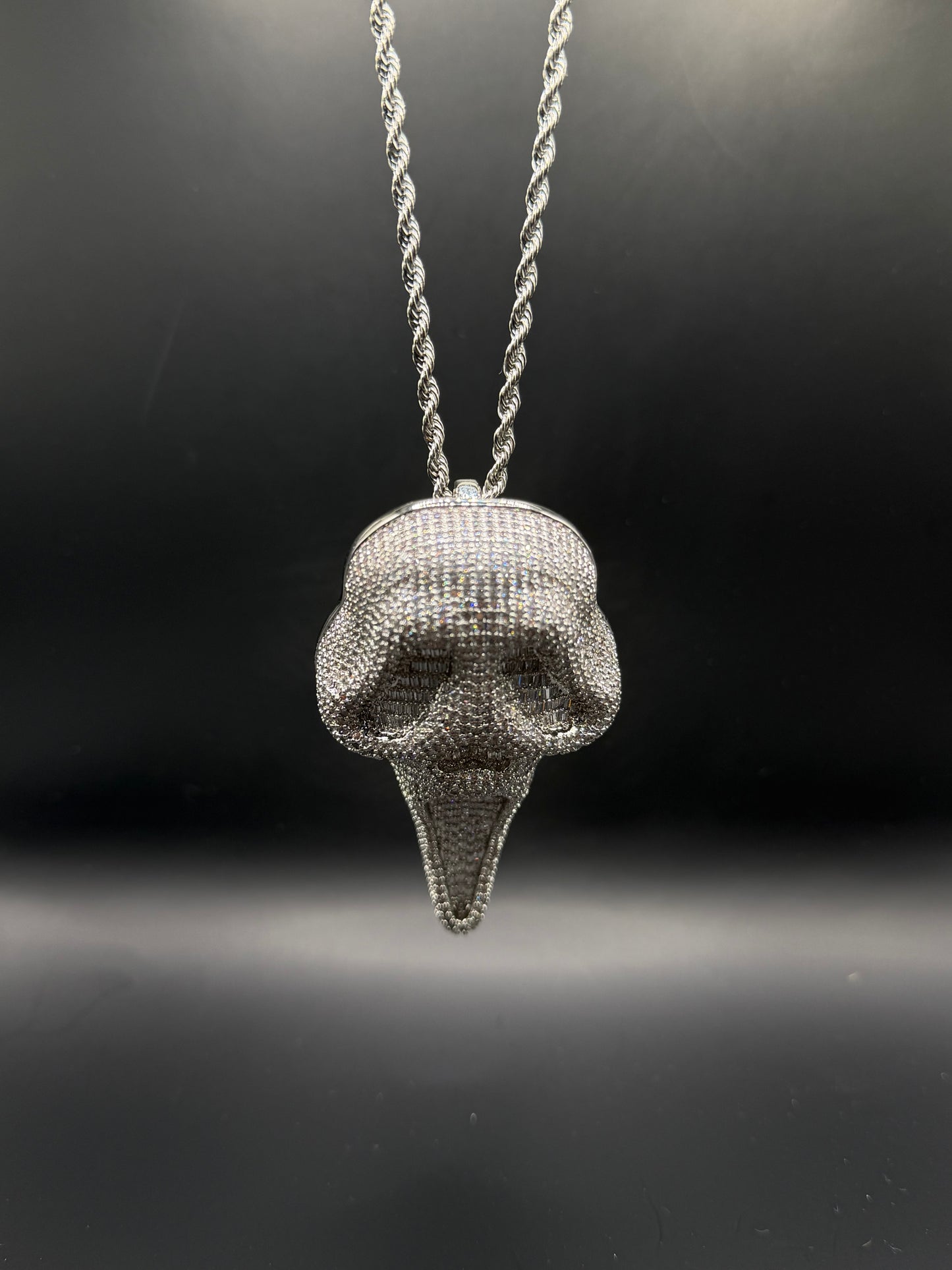 Ghost Mask Iced Necklace