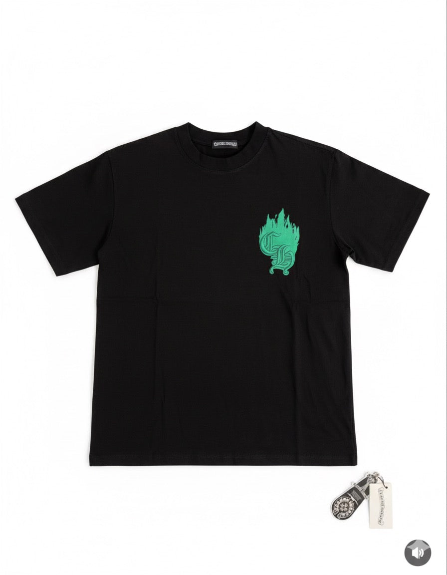 CHROMEHEARTS GREEN TSHIRT