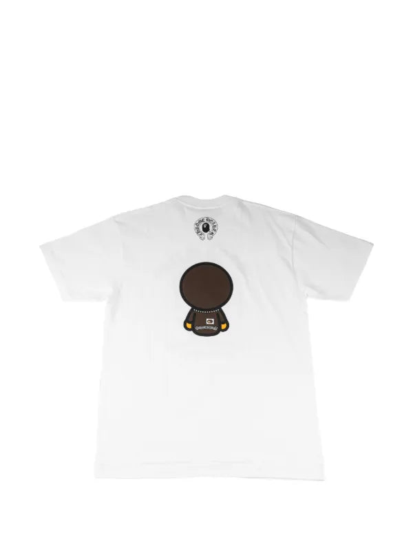Bape x Chrome Hearts Baby Milo graphic-print T-shirt