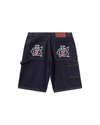 SELVEDGE RUNNING DOG DENIM CARPENTER SHORT D065