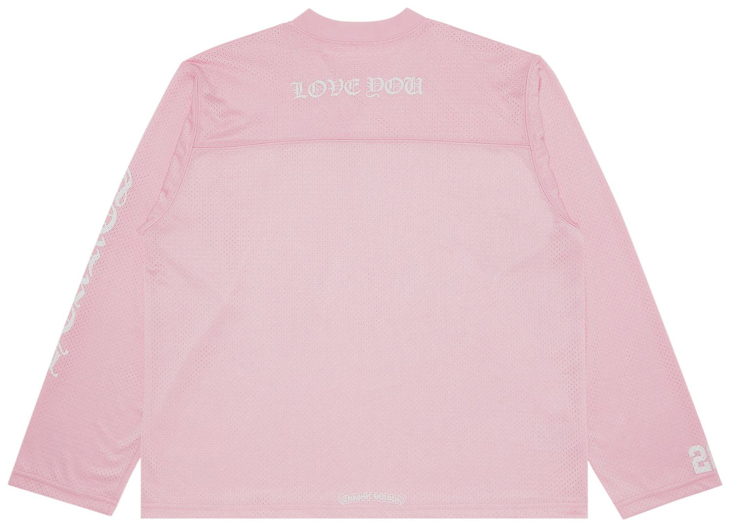 Chrome Hearts Love You Mesh Warm Up Jersey 'Pink'