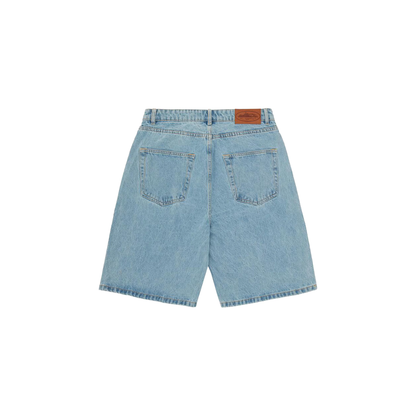Corteiz Alcatraz Baggy Denim Shorts 'Stonewash'