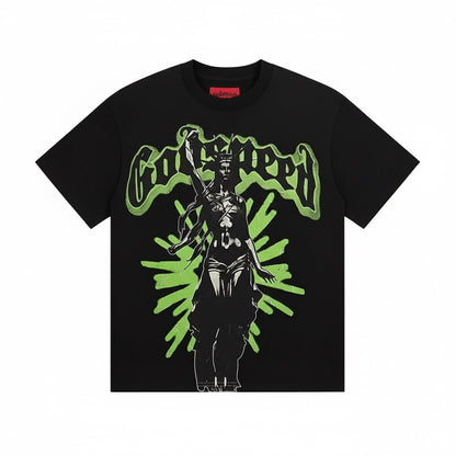 Godspeed Miss Liberty Tshirt Black