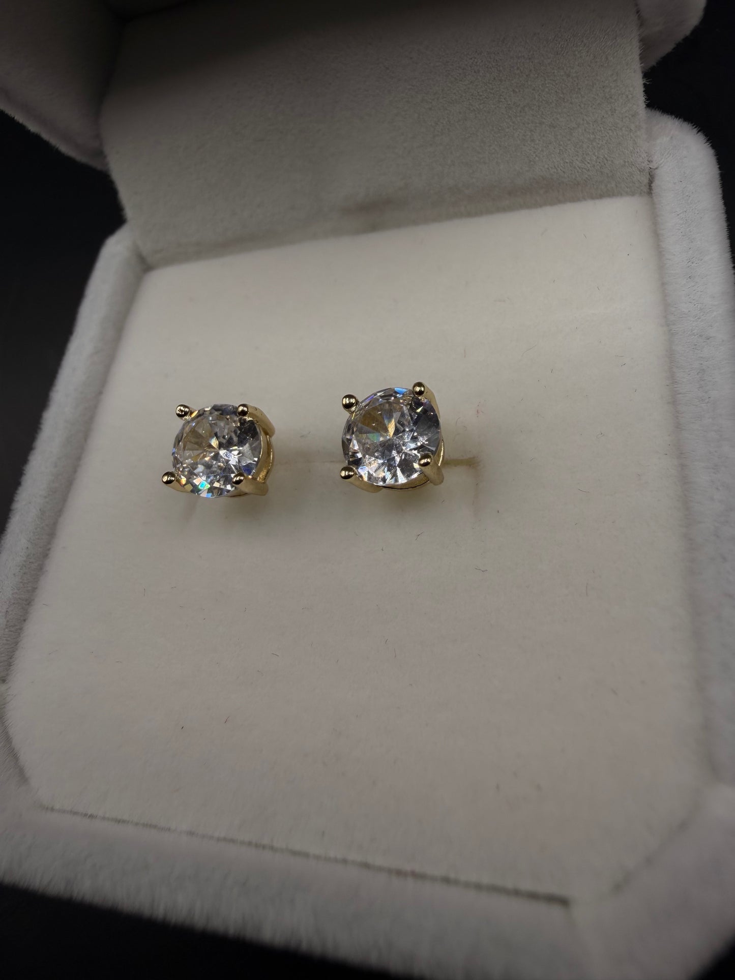 Aretes oro laminado 14k M