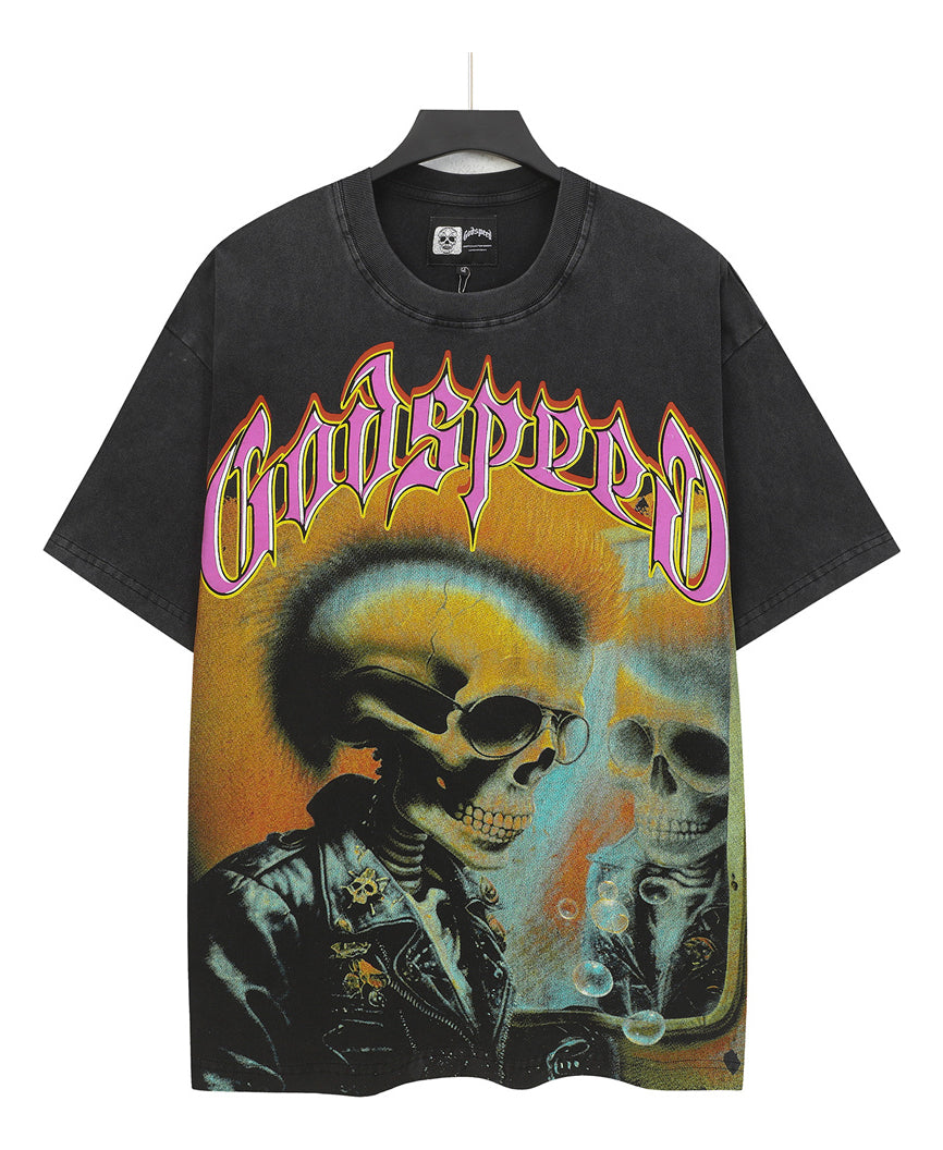 Godspeed Skeleton Gambling God Black