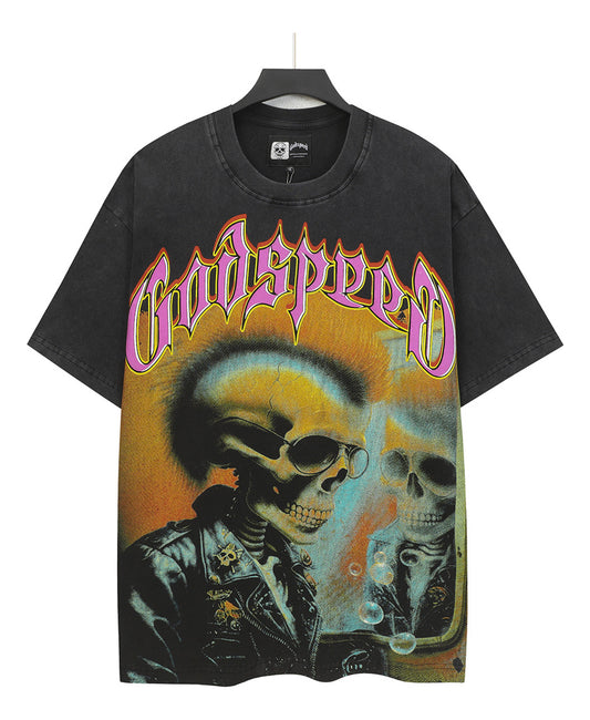 Godspeed Skeleton Gambling God Black