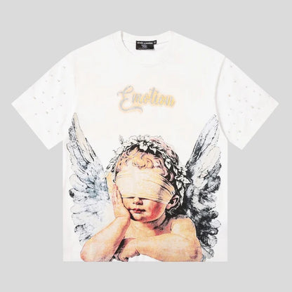 Mixed Emotion Angel White