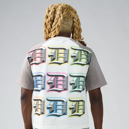 DUAA GRID WHITE TSHIRT