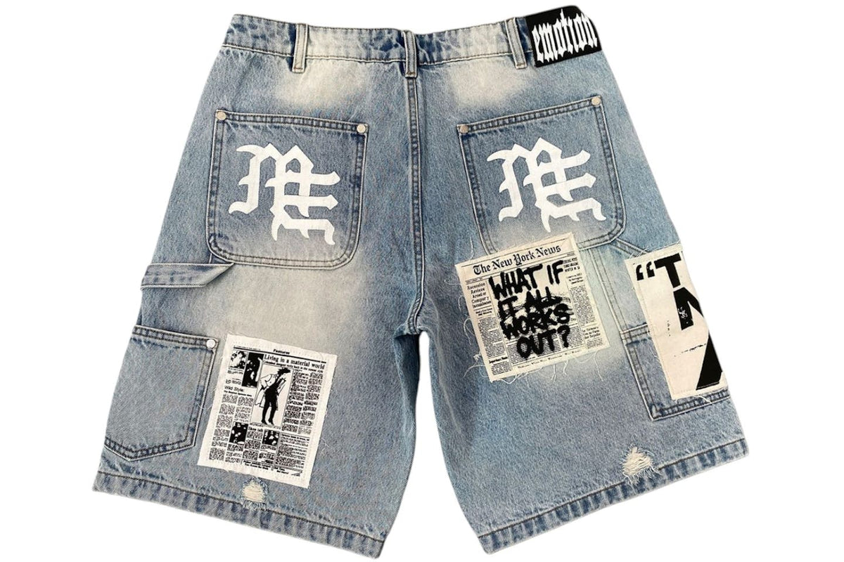Mixed Emotions AI Denim Shorts