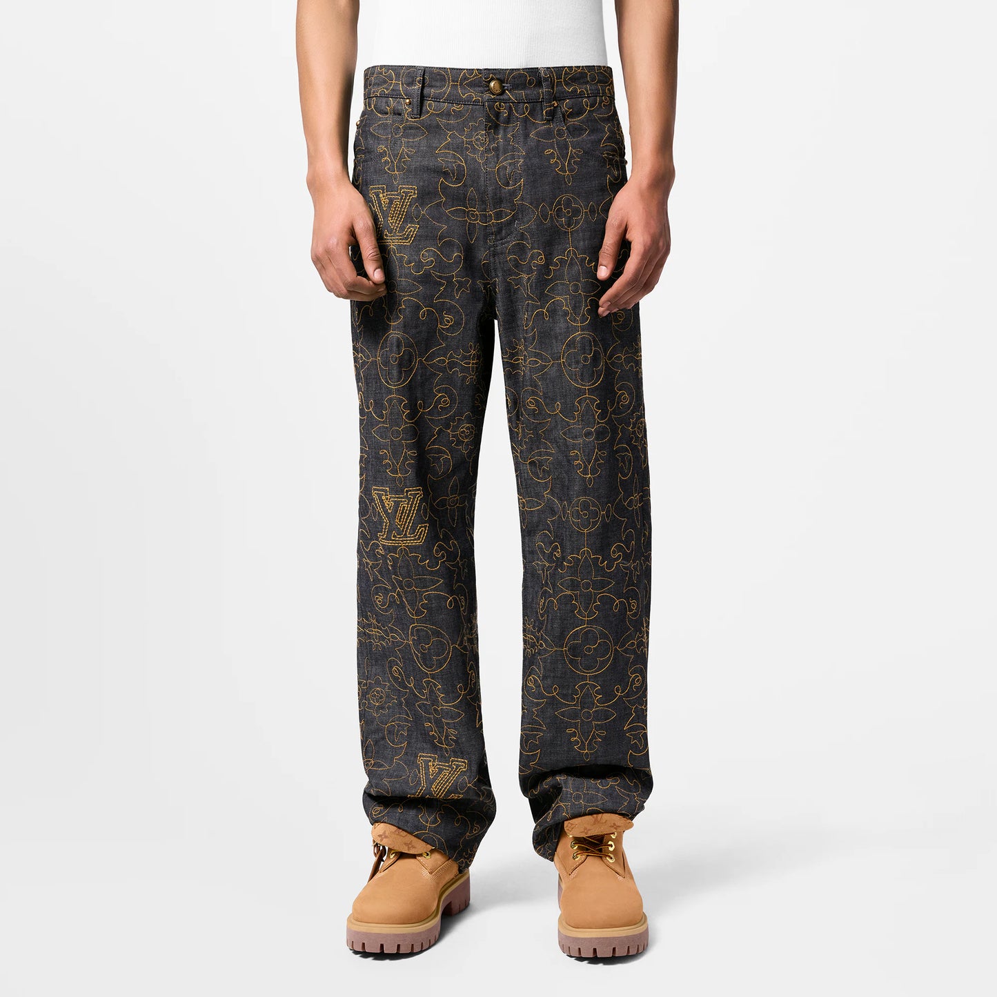 LOUIS VUITTON EMBROIDERED READY TO WEAR PANT