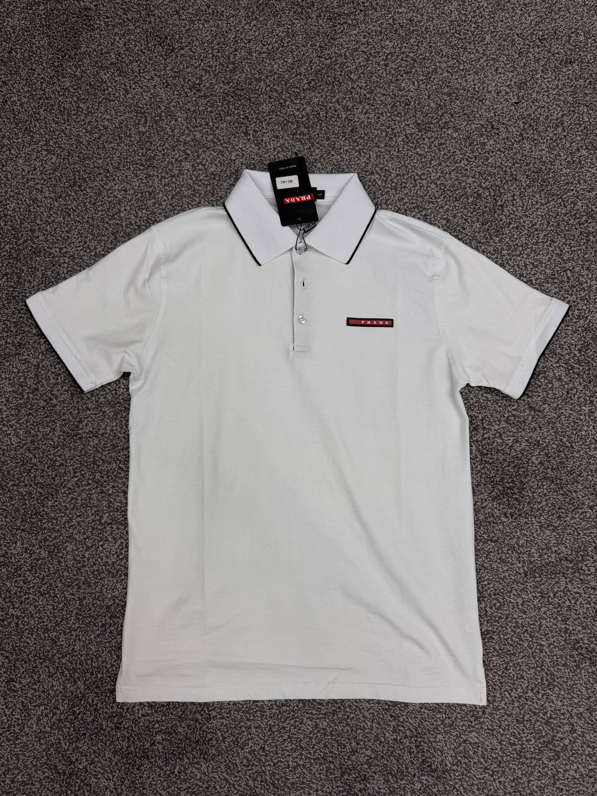 Prada Tipo polo blanca