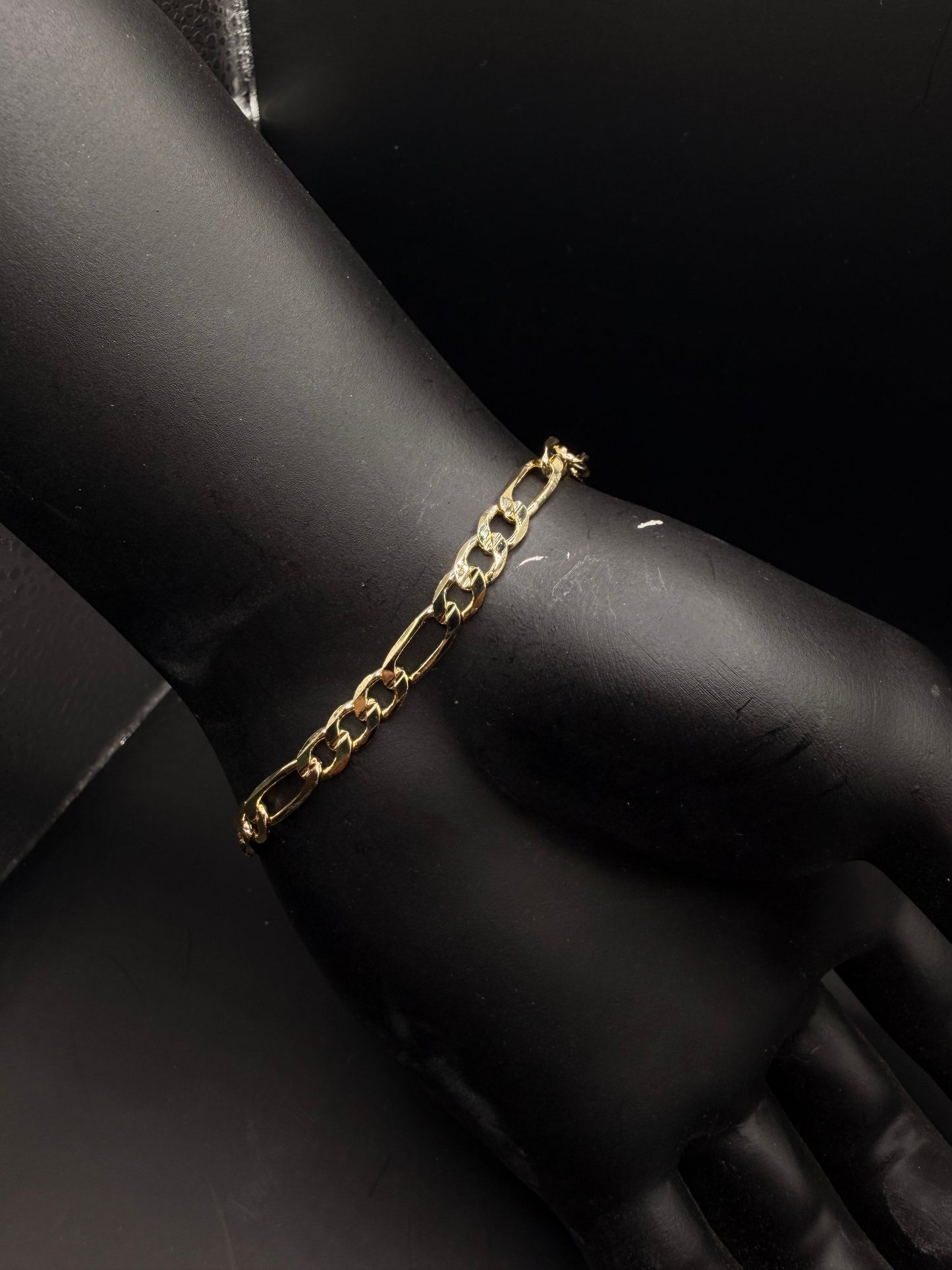 Tejido Cartier Pulso oro laminado 14k 5mm (T01)