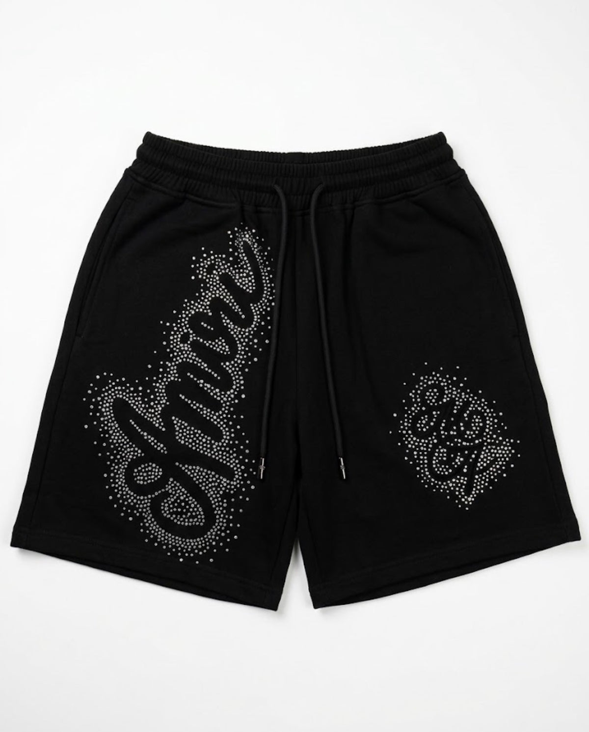 Amiri Short Rhinestone black