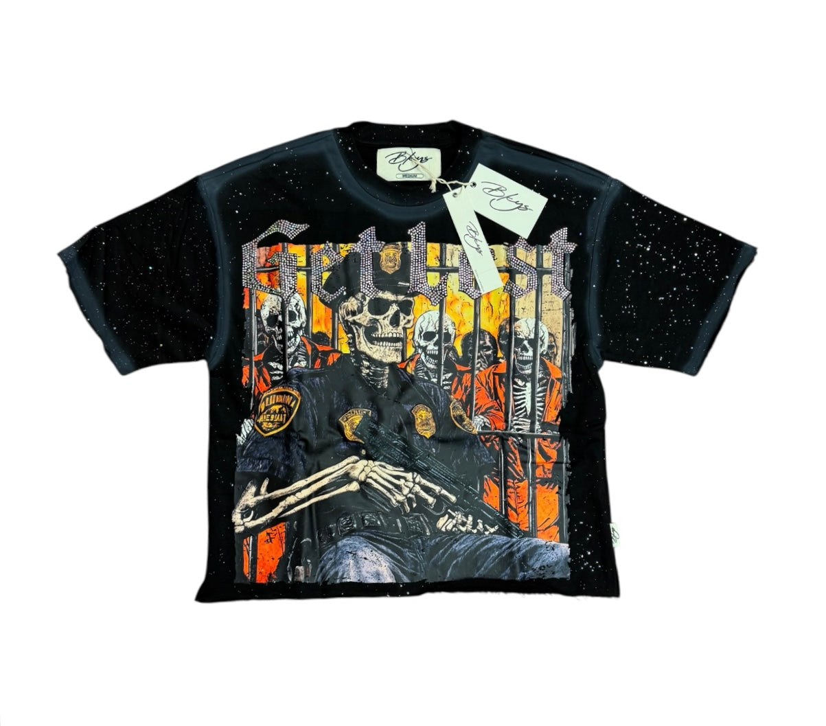 BKYS PRISONER CROPPED SHIRT BLACK