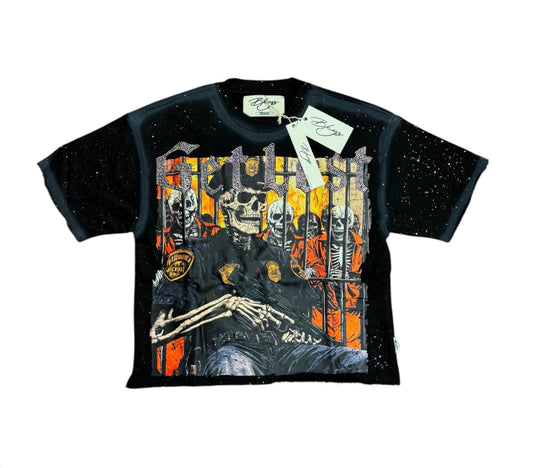 BKYS PRISONER CROPPED SHIRT BLACK