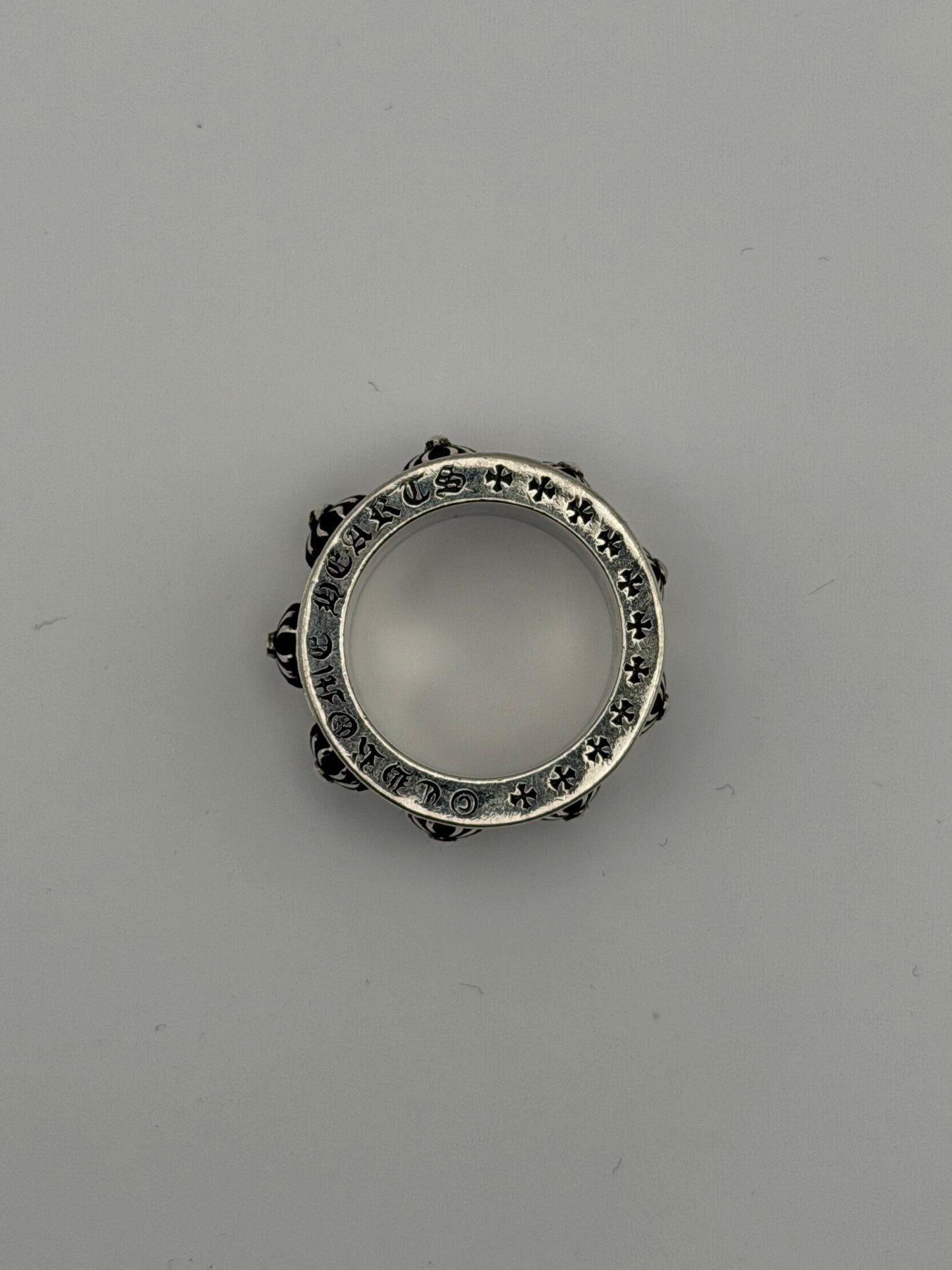 Chromehearts Spinner Cross Ring Plata 925