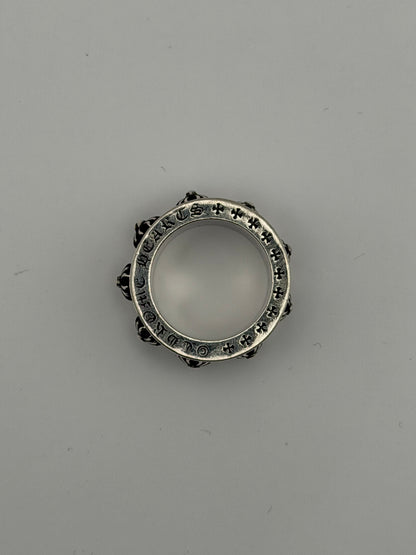 Chromehearts Spinner Cross Ring Plata 925