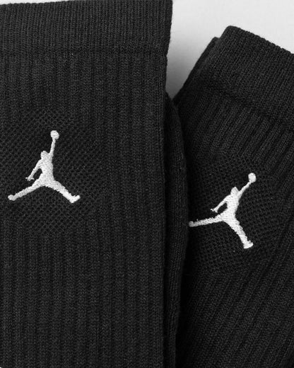 Nike Jordan Everyday Crew 3 Pack Socks Black