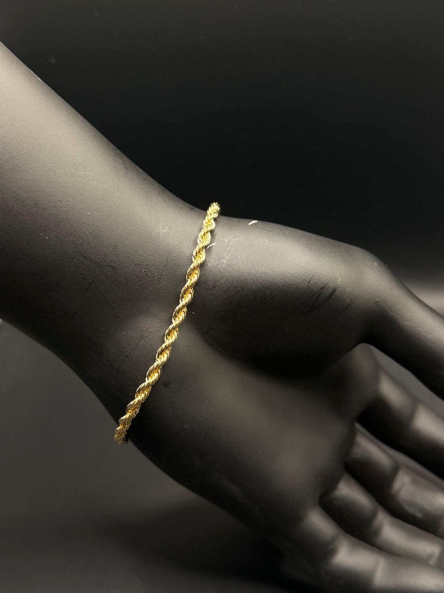 Pulso cordón oro laminado 14k (T09)