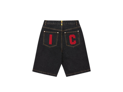 Billionaire Boys Club Icecream Running Dog Denim Shorts Black