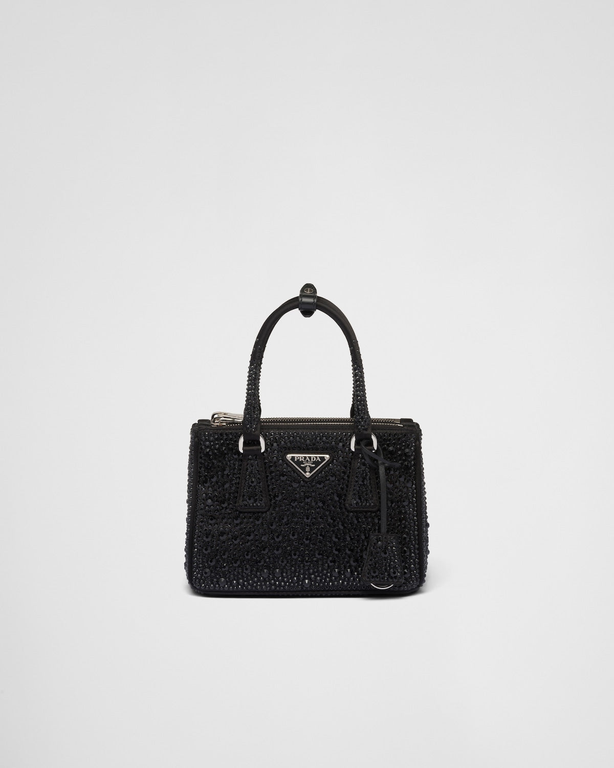 Prada Galleria satin mini-bag with crystals