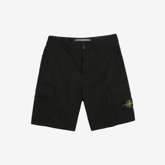 STONE ISLAND BLACK SHORT