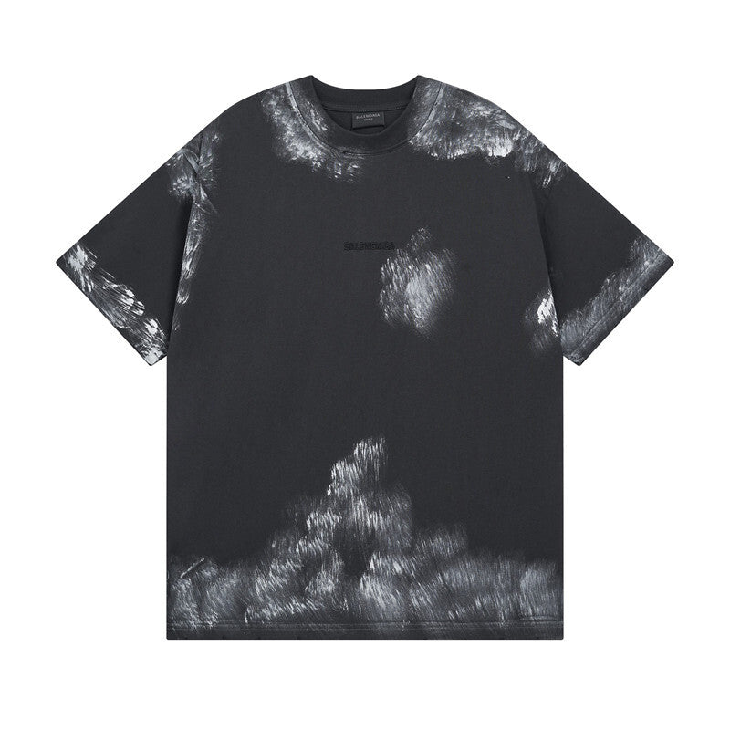 BALENCIAGA DISTRESSED GRAPHIC TEE