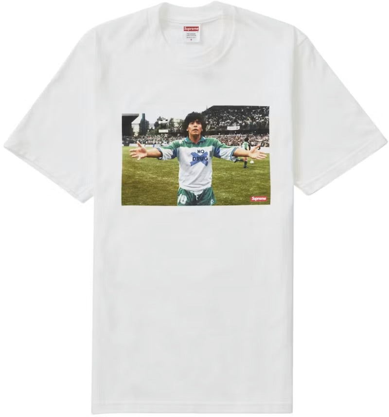 Supreme x Maradona White Tshirt