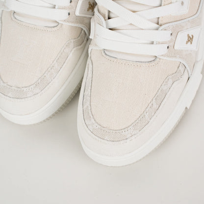 Louis Vuitton trainer creamy