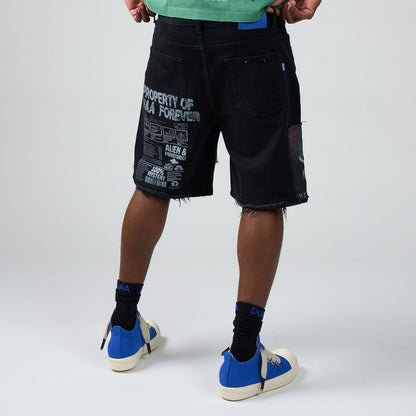 DUAA UFO BLACK SHORT